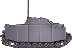 Sideview of Sturmpanzer IV (Brummbär)